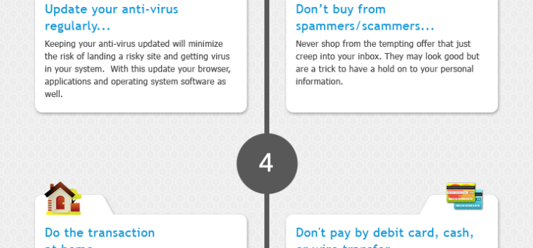 Qué hacer y qué no en las compras online #infografia #infographic #ecommerce