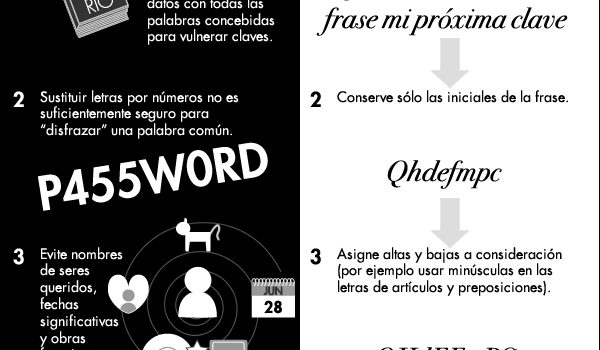 Cómo crear una contraseña segura #infografia #infographic #seguridad #tecnologia