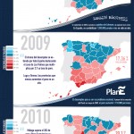 La marea del paro durante la crisis #infografia #infographic #economia #paro #crisis