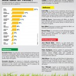 El 11 ideal de la seleccion española para la Eurocopa 2012 por Twitter #infografia #infographic #socialmedia
