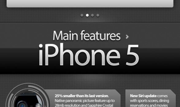 Comparativa entre iPhone 5 y iPhone 4s #infografia #infographic #iphone