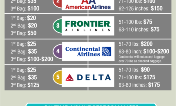 Los datos más curiosos sobre los vuelos en EEUU. #infografia #infographic #facts