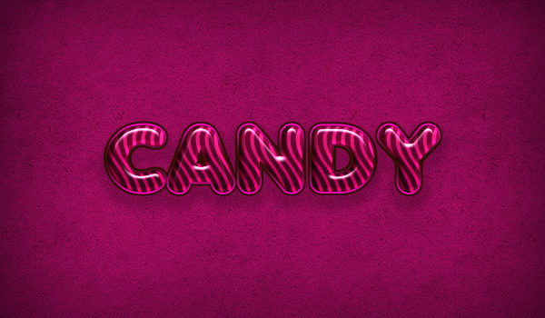 Como crear un cartel tipográfico con efecto caramelo. #tutorial #photoshop