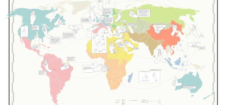 Gestos, significados diferentes según el país. #infografia #infographic #cultura