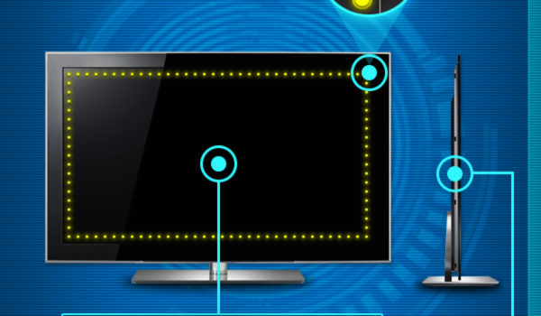 Guerra de televisiones: LED vs LCD #infografia #television