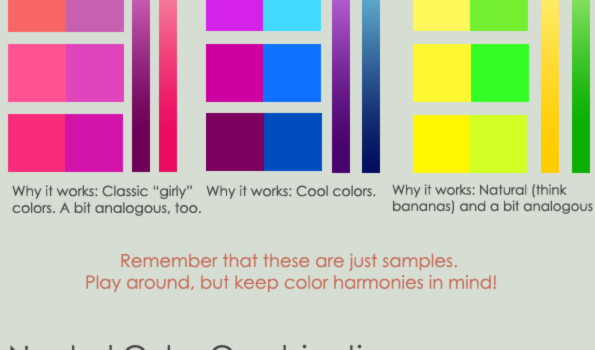 La teoría del color, simple guia para aprender a combinar colores. #infografia #tutorial