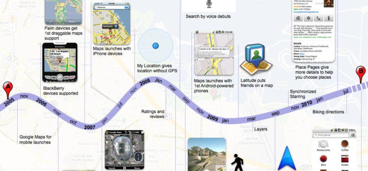 Google Maps para móvil, su historia. #googlemaps #maps