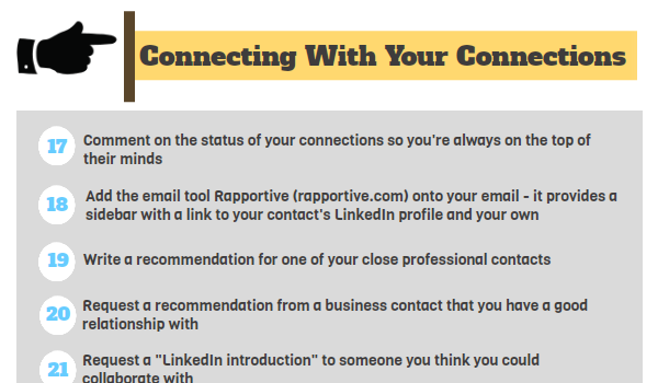 37 consejos para mejorar tu perfil de LinkedIn infografia #consejos