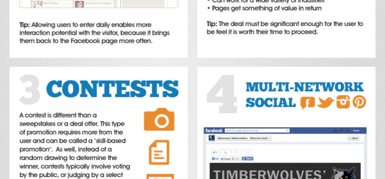 Concursos y tipos de promoción en FaceBook #infografia #socialmedia