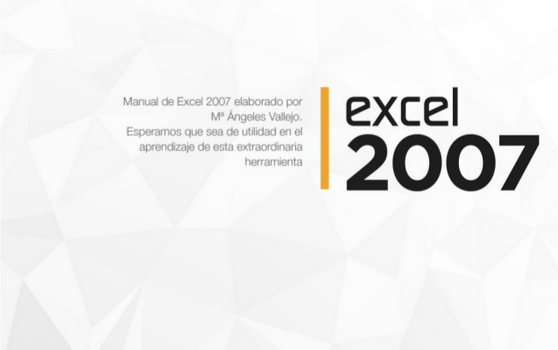 Guía Excel 2007 #manual #productividad