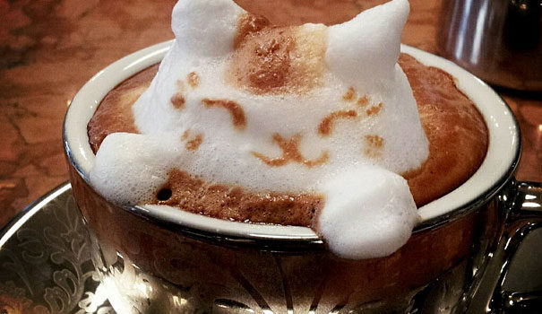 3D Latte Art by Kazuki Yamamoto #design #photography