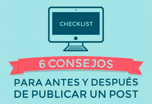 Consejos para antes y después de publicar un post.