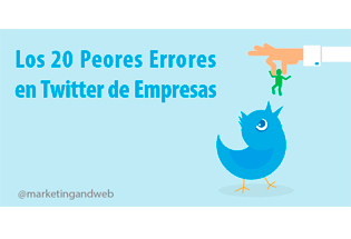 Los 20 peores errores en Twitter de empresas.