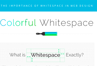 La importancia del espacio en blanco en el diseño web.