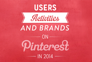 La actividad de Pinterest en 2014.
