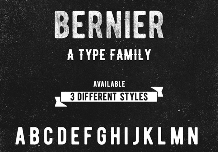 bernier-free-font