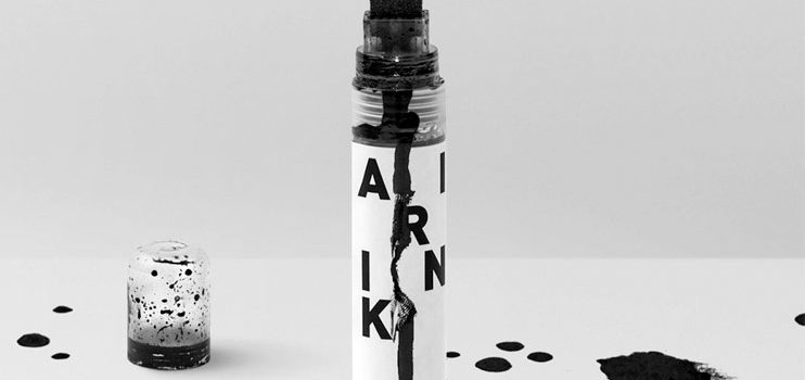 AIR-INK, la tinta hecha de contaminación