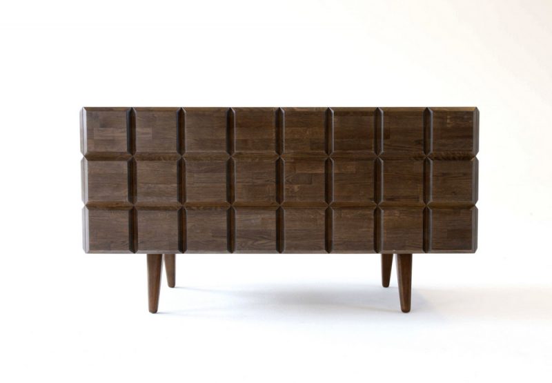 Better Than Chocolate, el sofá de diseño que se parece a una tableta de chocolate.