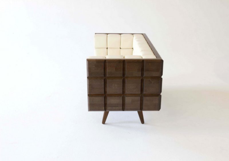 Better Than Chocolate, el sofá de diseño que se parece a una tableta de chocolate.