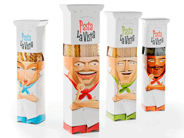 Original packaging, Pasta la Vista.