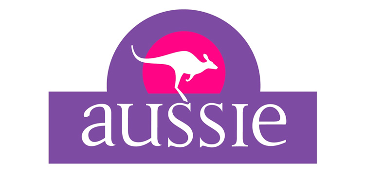 Aussie, morado. Color de identidad corporativa