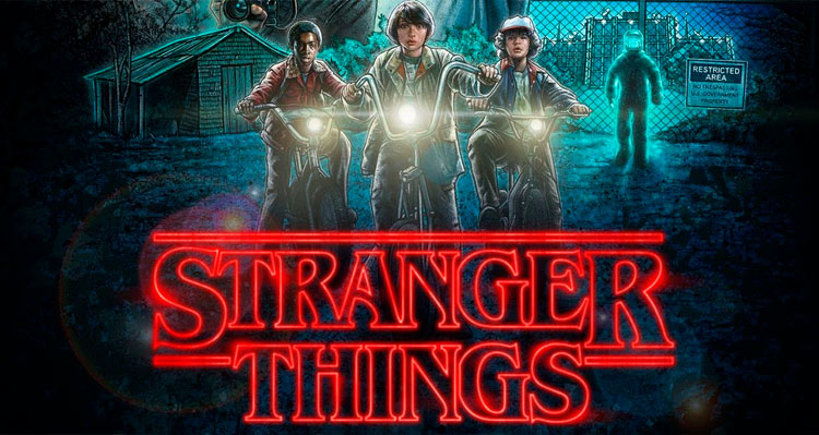 Cartel retro de Stranger Things