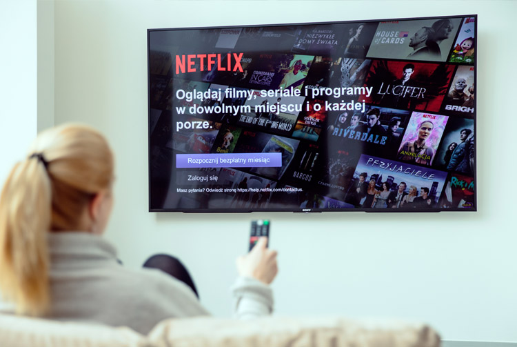Anuncio de Netflix en televisión